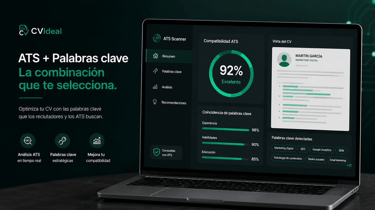 Optimización de CV para sistemas ATS y palabras clave