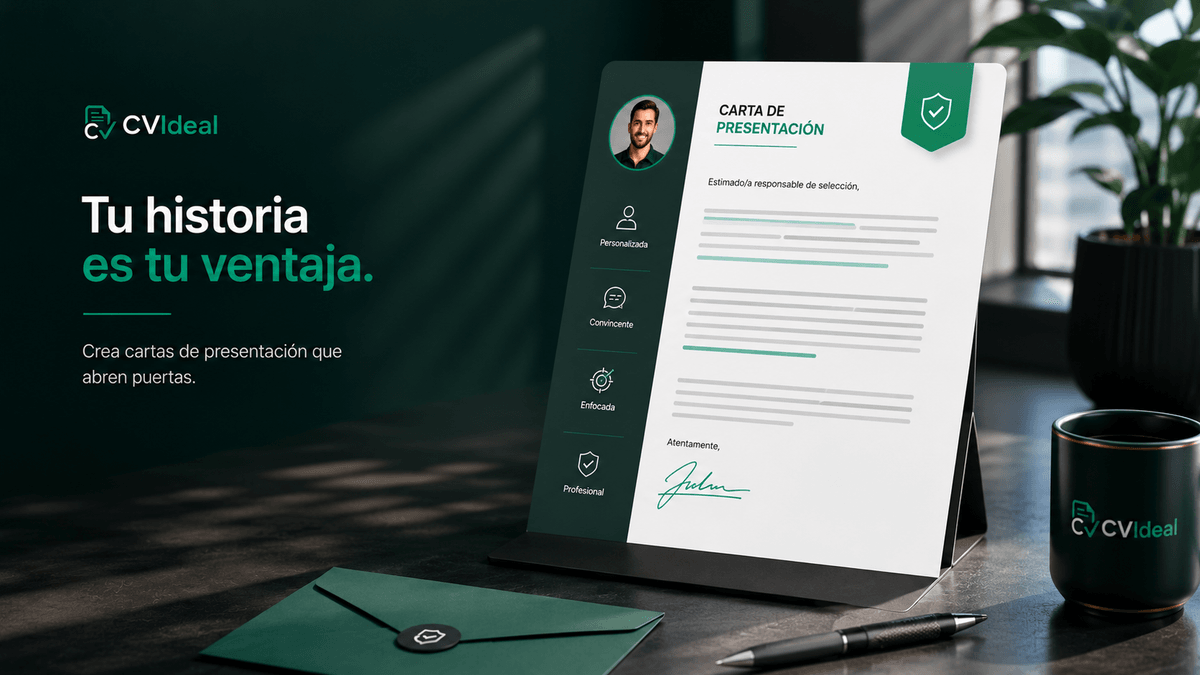 Carta de presentación profesional para una postulación laboral