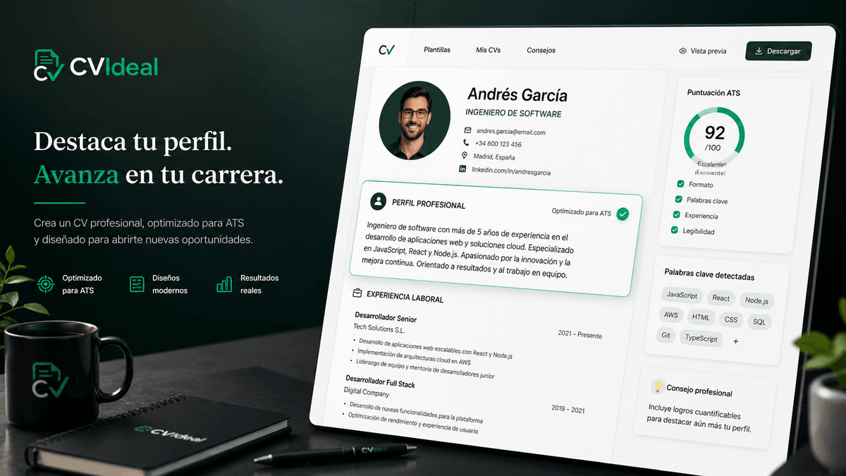 Guía para redactar el perfil profesional de un CV
